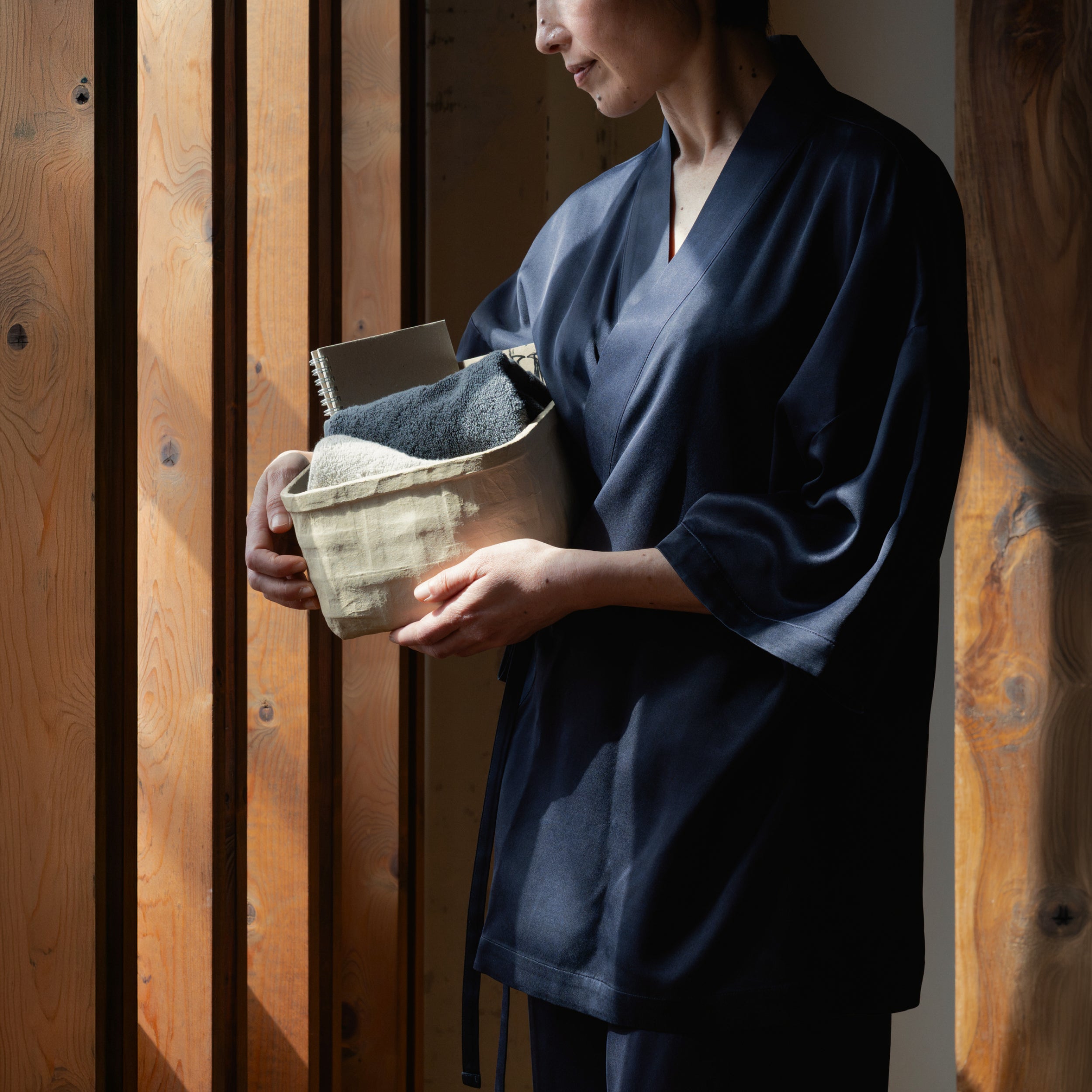 Ikkanbari Basket Beige