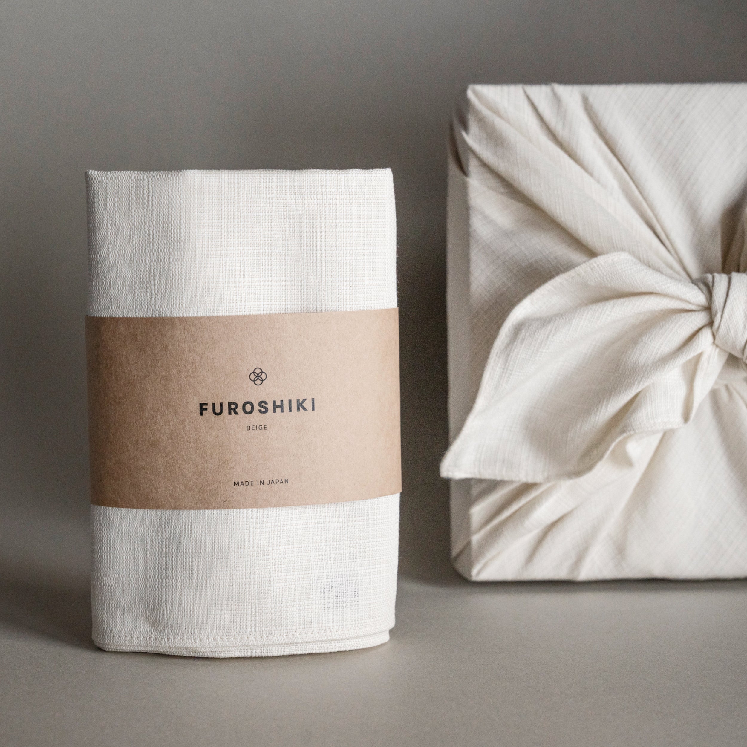 Organic Cotton Furoshiki - Beige
